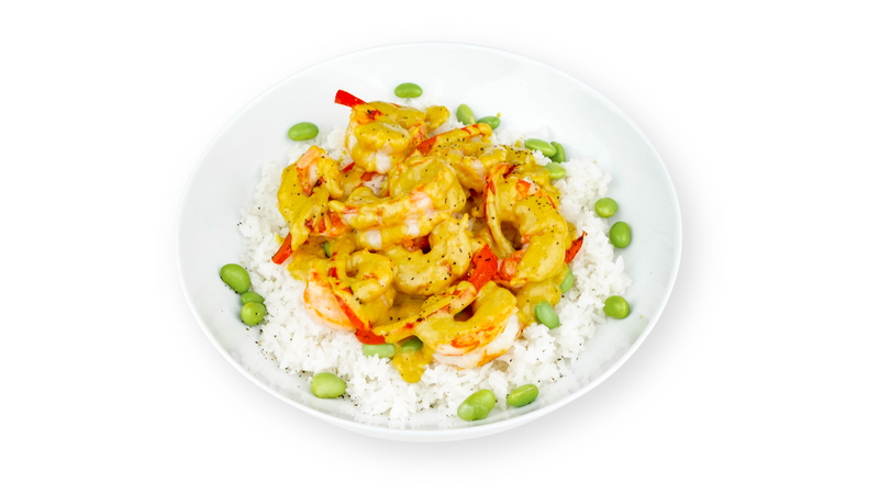 Crevette Coco-Curry (Prêt en 2 à 4 jours)