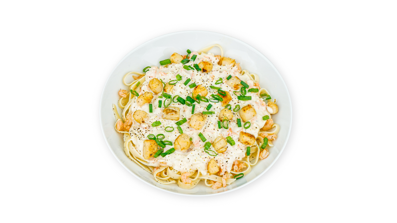 Fettuccine aux fruits de mer (Prêt en 2 à 4 jours)